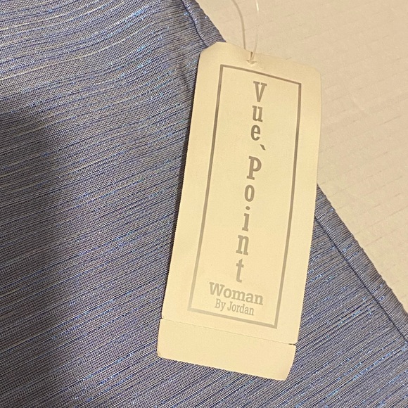 Vue Point Woman 2X by Jordan blue metallic VTG USA New - Picture 7 of 9